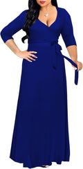 FANDEE Plus Size Maxi Dress for Women Casual Summer (Style BMJK)
