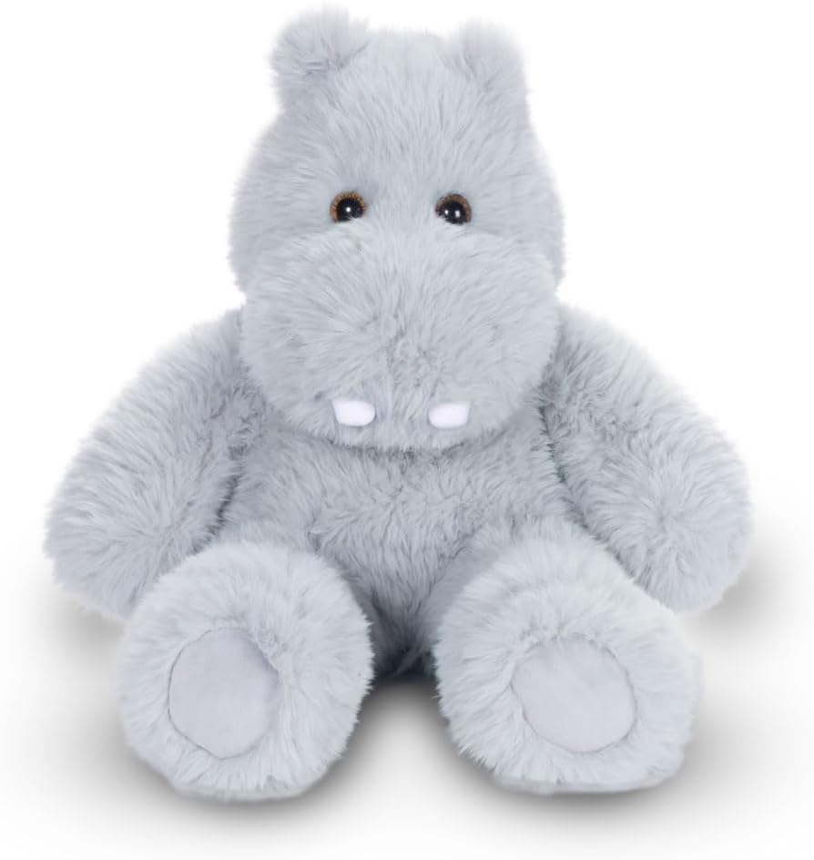 Soft Hippo Plush Stuffed Animal for Kids - 18in Cuddle Buddy