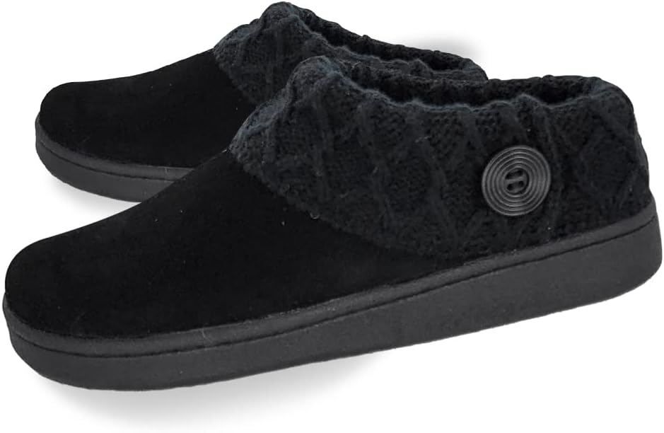 Clarks Women's Knit Scuff Slippers for Ultimate Comfort and Warmth