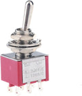 Ultimate Guitar Control: Musiclily Red Mini Toggle Switches (Pack of 2)