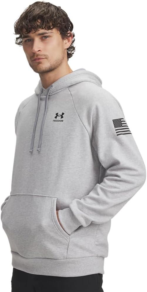 Under Armour mens Freedom Flag Hoodie for Ultimate Comfort