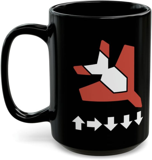 Libertea Gaming Mug - Funny Sayings - 15oz Black Ceramic