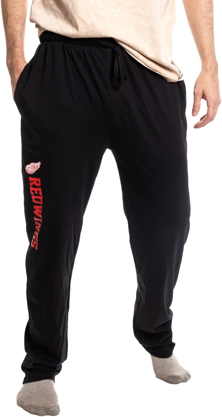 Calhoun NHL Mens Lightweight Cotton Jersey Lounge Pants Review