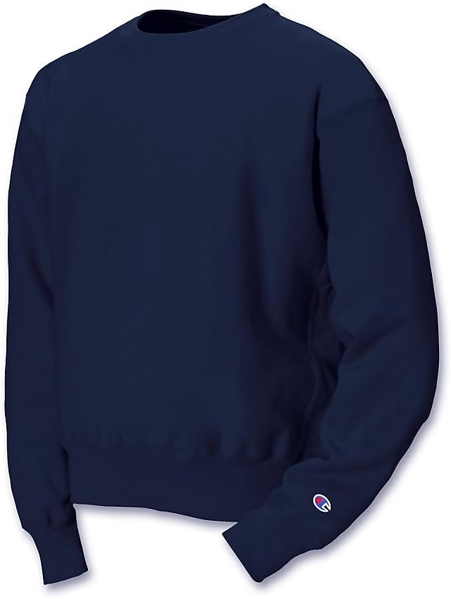 Champion Men's Weave Crewneck Sweatshirt_Navy_XXL - Reversible Comfort
