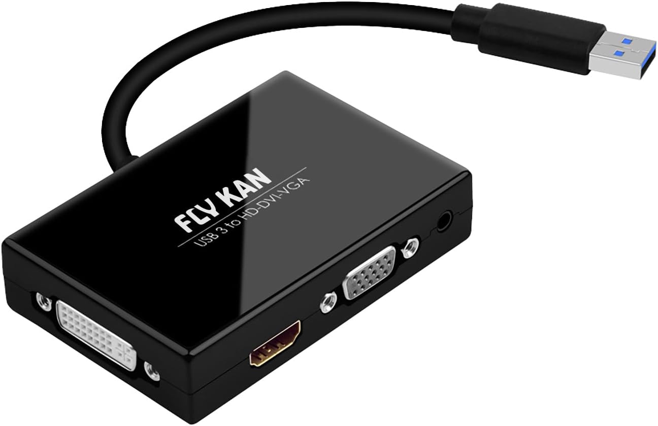 FLY KAN USB 3.0 Graphics Adapter - Multiple Displays