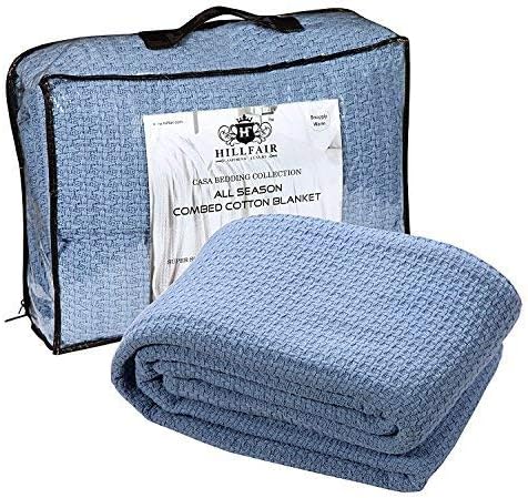 Combed Cotton Blanket California King Size for All Seasons