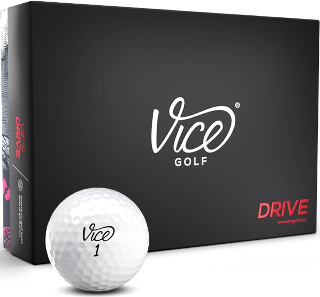 Longer Drives Guaranteed! Vice Drive Golf Balls