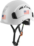 Vented GREEN DEVIL Safety Helmet with Rapid-Dial Fit - ANSI Z89.1