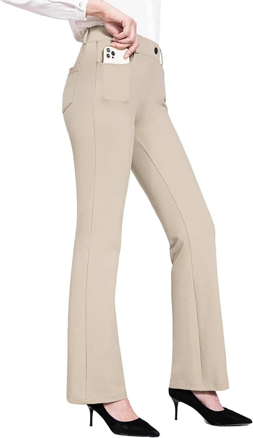 Baleaf Womens Dress Pants for Yoga and Business Casual Wear
