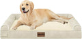 Large Dog Bed Orthopedic Washable Bolster Bed - Support for Older Dogs