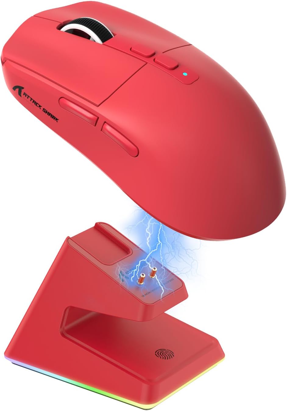 Attack Shark X6 Ultralight Wireless Gaming Mouse with RGB Base