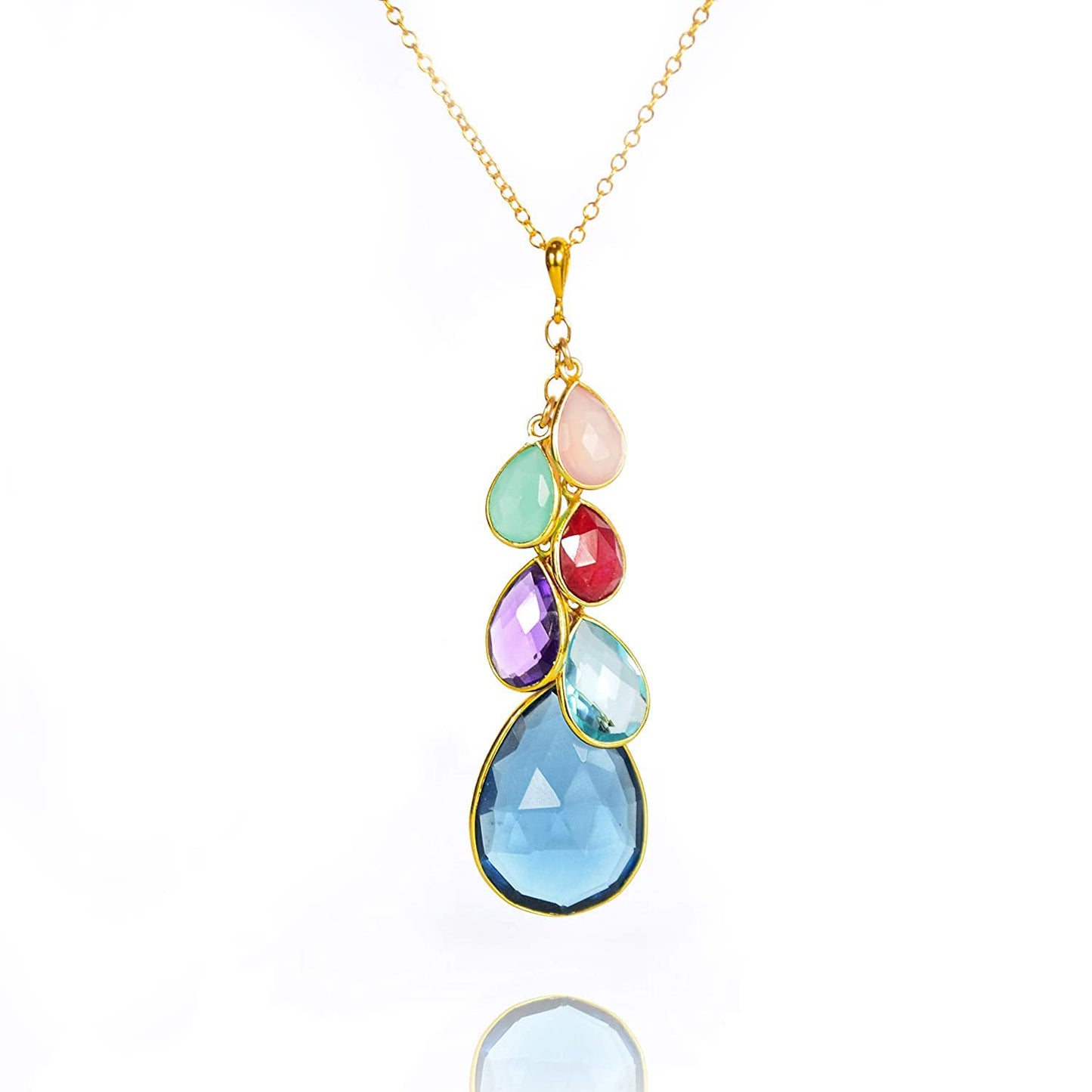 Custom Grandmother's Necklace for 3 Generations Family Tree