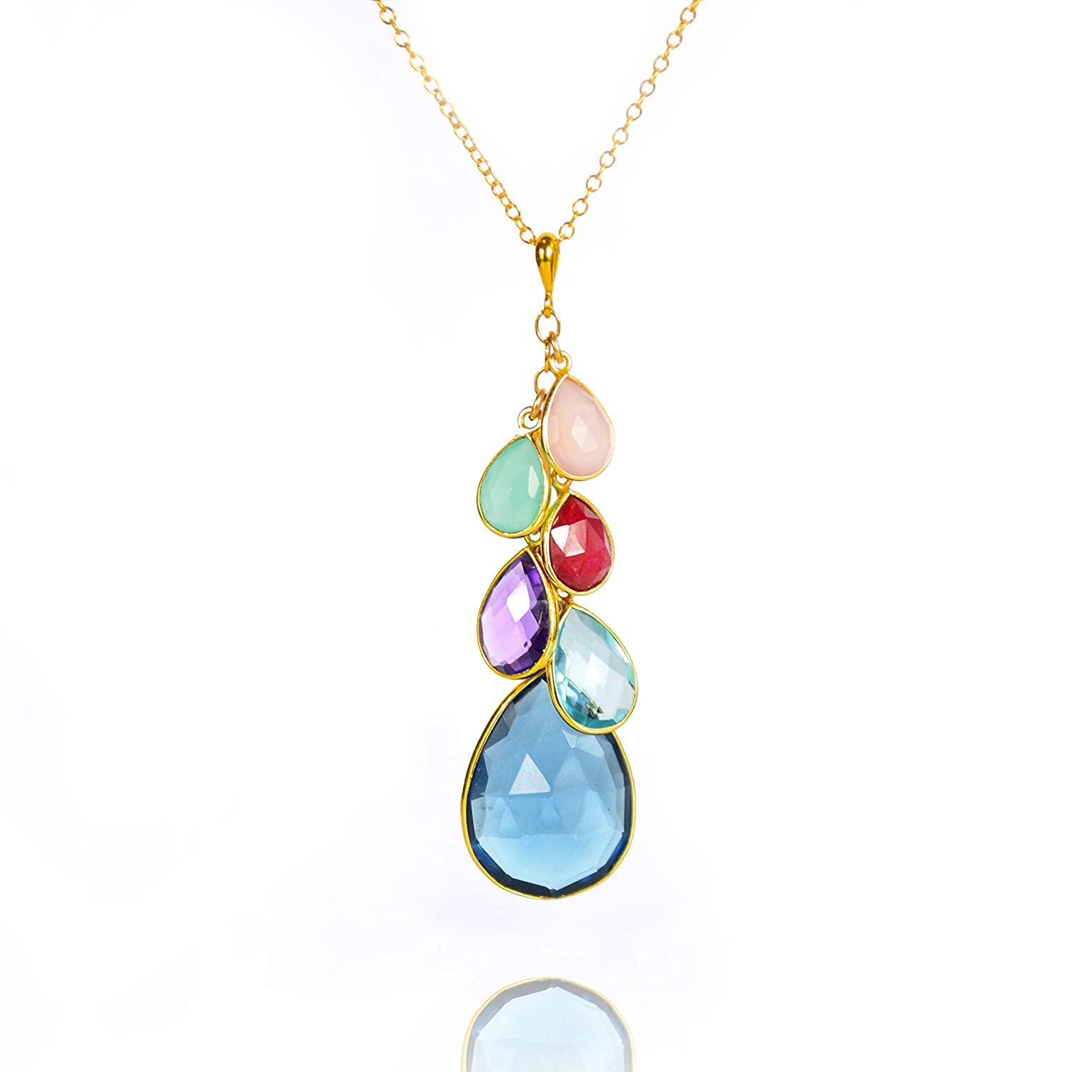 Custom Grandmother's Necklace for 3 Generations Family Tree