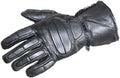 Mens Winter Gauntlet Motorcycle Gloves - Warm Thinsulate Leather
