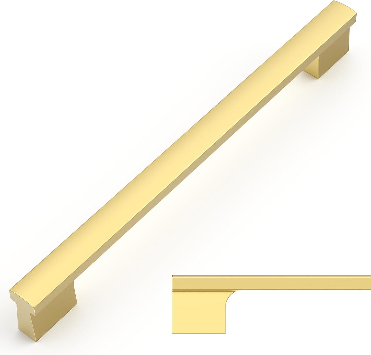 Brushed Gold Cabinet Pulls 7.5 Inch for Stylish Kitchen Upgrade
