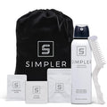 Simpler Men's Hair Color Kit - Full Gray Coverage, Natural Black