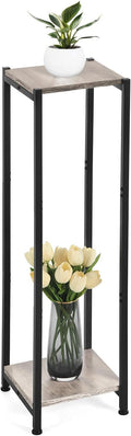 Extra Tall Plant Stand Indoor 40 in 2 Tier - Stable Display Stand