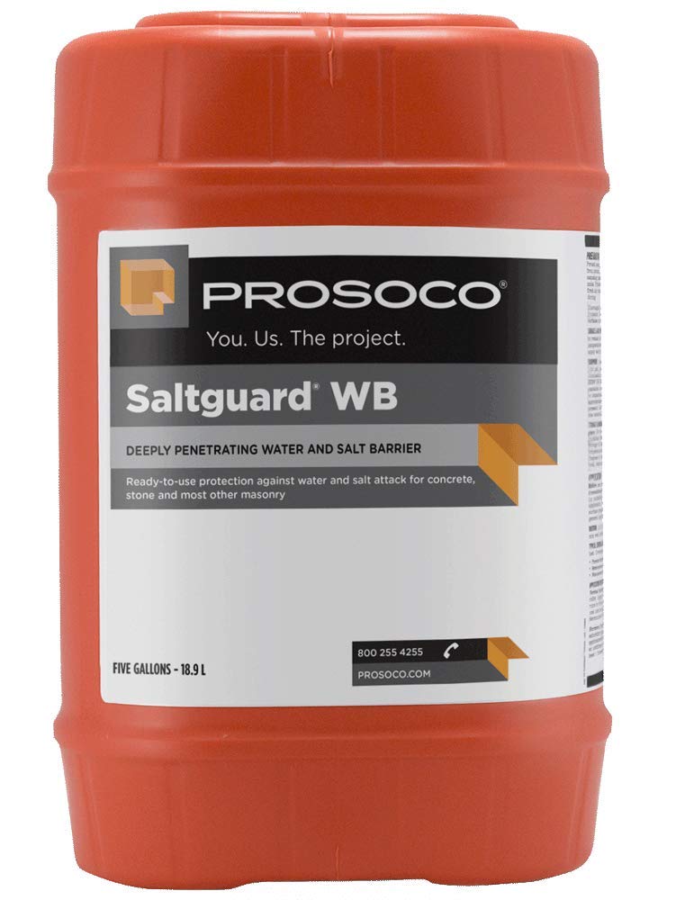 PROSOCO Saltguard WB Concrete Sealer - 5-Gallon Breathable Sealant