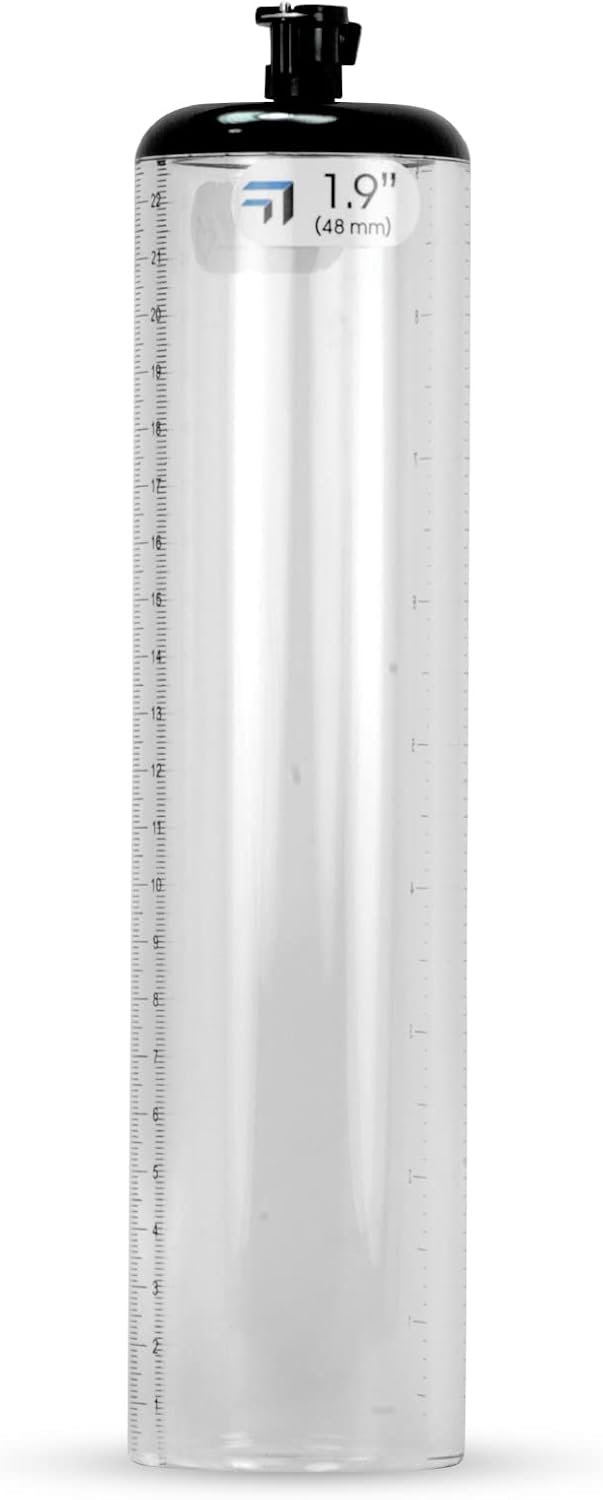 LeLuv 6mm Thick Walled Cylinder for Penis Pumps - Clear Acrylic