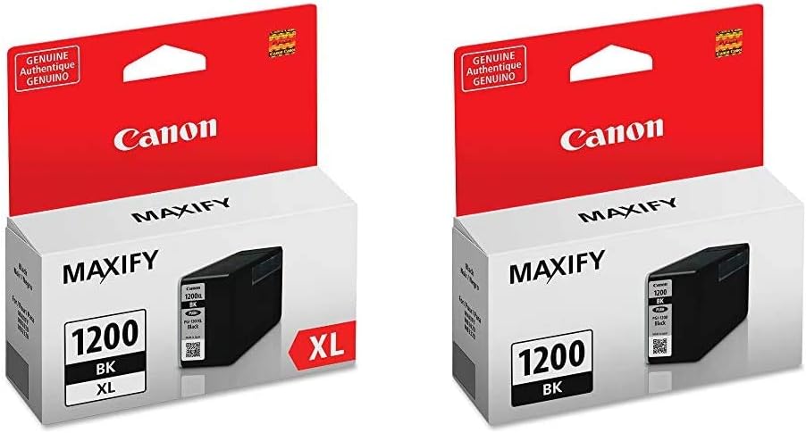 Canon PGI-1200XL Black Ink Tank for Crisp Text and Colors