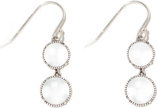 Handmade Vintage Double Take Earrings with Recycled Glass