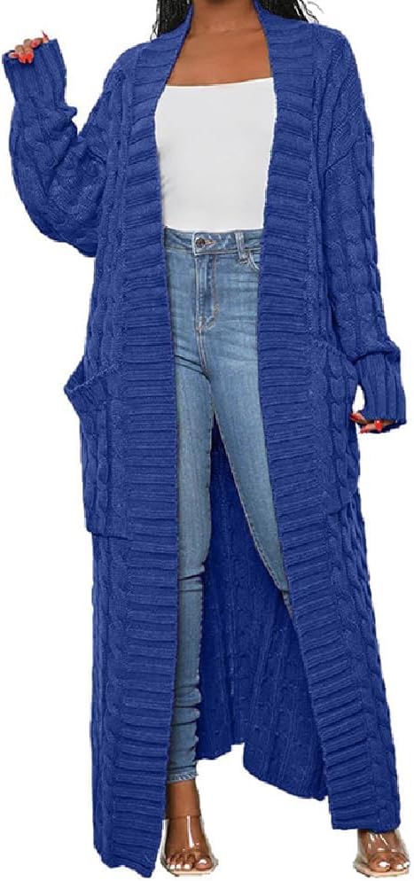 Stylish Cable Knit Cardigan with Pockets for Women 2023