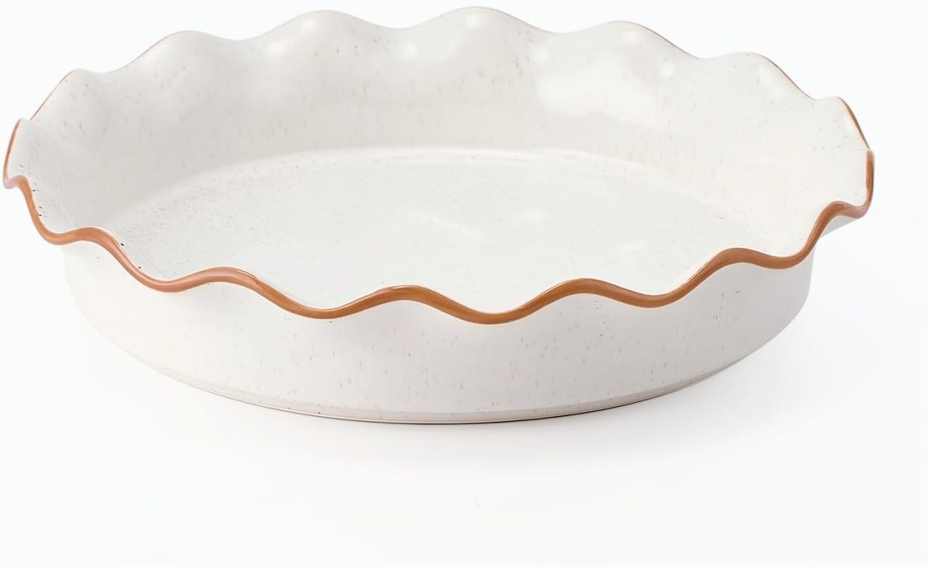 SIDUCAL NonStick Ceramic Pie Pan for Baking 10.5 in Deep Dish