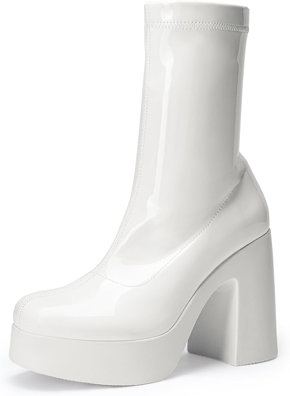 DREAM PAIRS Women's Platform Gogo Ankle Boots for Stylish Looks