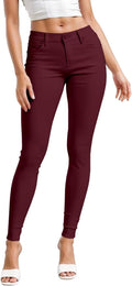 Hybrid & Company Womens Hyper Ultra Stretch Comfy Skinny Leg Pants 5