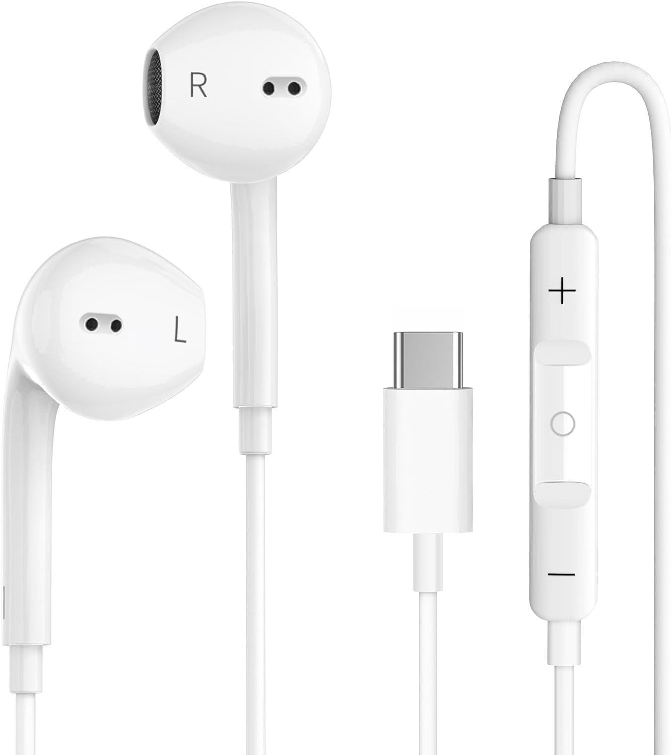 FCV EarPods: Wired Control, iPhone & Samsung Compatibility