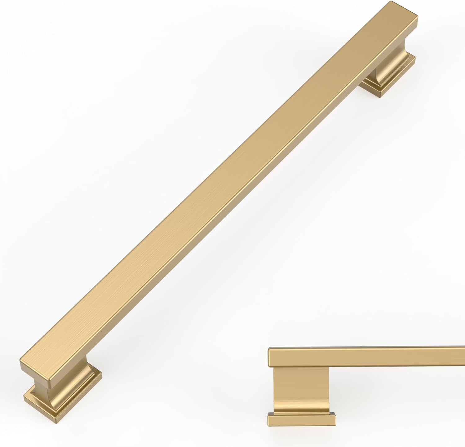 Champagne Bronze Cabinet Pulls 10 Pack for Kitchen Handles