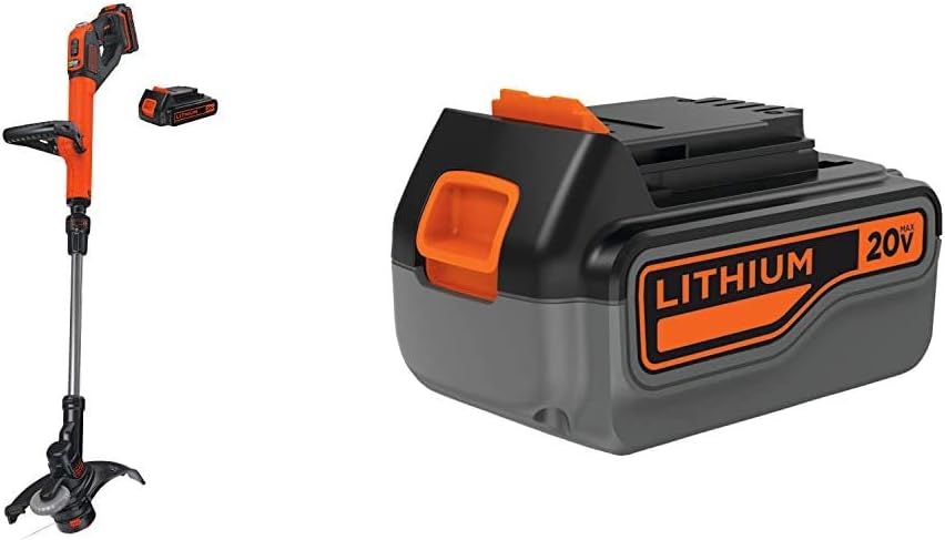 BLACK+DECKER LSTE525 20V MAX Lithium String Trimmer with Edger