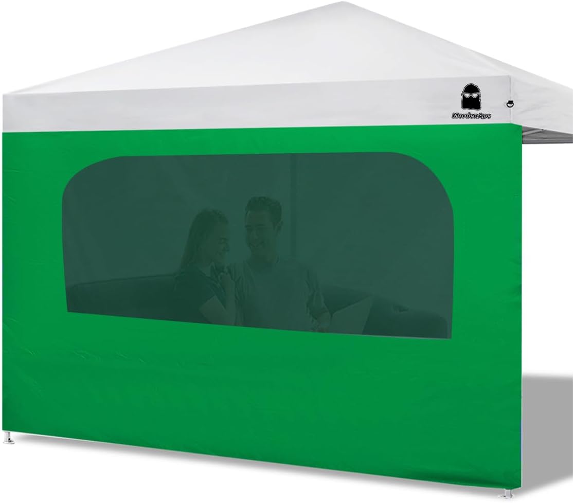 Canopy Sidewall with Window for 10x10 Canopy Tents - Green