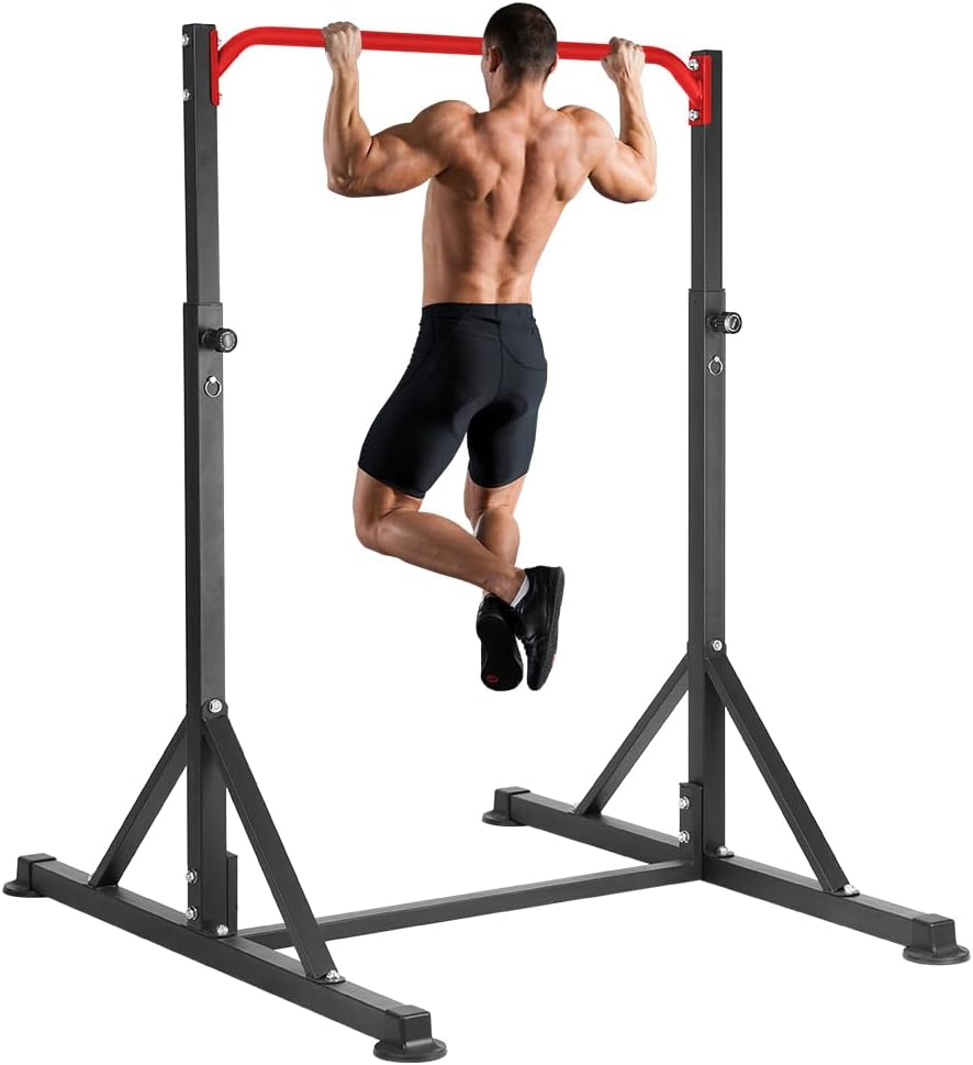 Adjustable Pull Up Station for Home Gym - Heavy Duty Power Tower