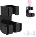 Acrylic Curling Iron Holder Wall Mount - Space-Saving Bathroom