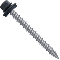 Metal ROOFING SCREWS 10 x 2 in Fab Charcoal Hex Head - Durable Fixings