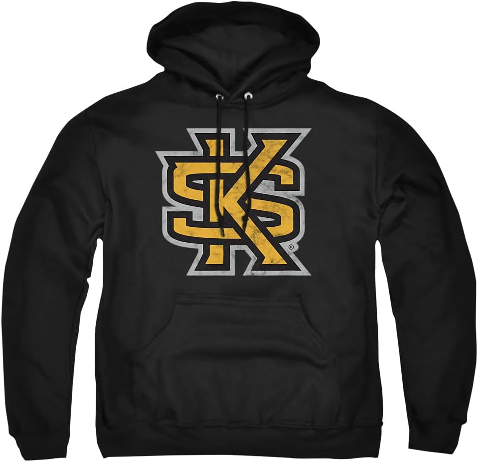 Official Collegiate Distressed Logo Hoodie for Everyday Wear