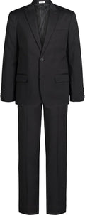 Boys' Stretch Two-Piece Formal Suit Set - Midnight Blue