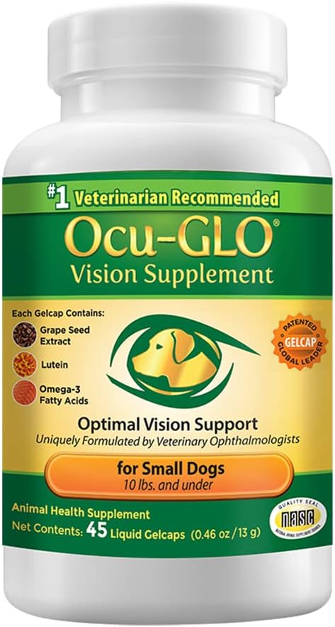 Ocu-GLO Vision Supplement for Small Dogs with Omega-3 Fatty Acids