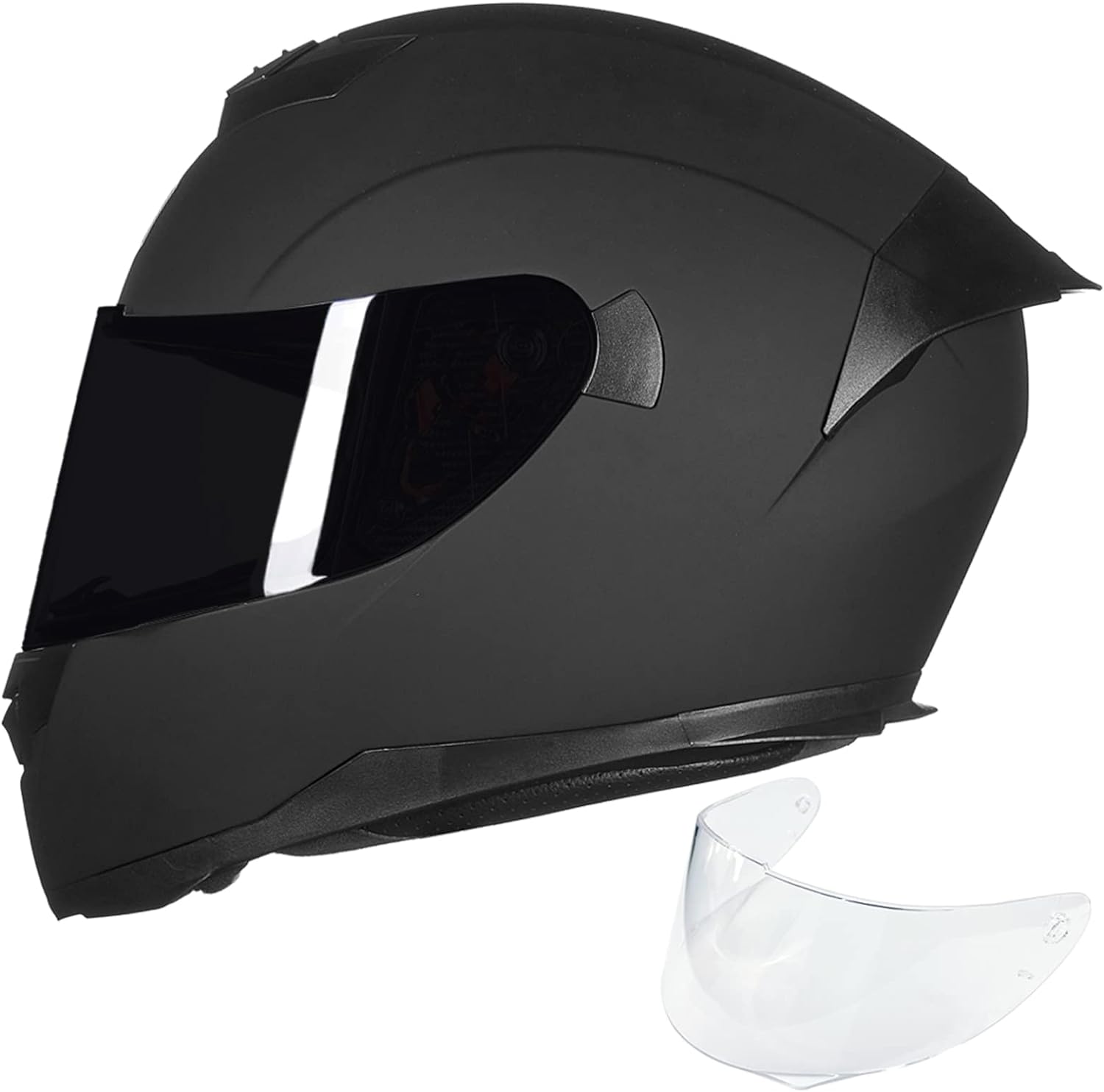 DOT Certified Motorcycle Helmet with Dual Visors