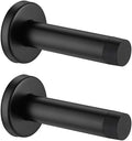 JQK Door Stopper Black - 304 Stainless Steel Bumper 10 Pack