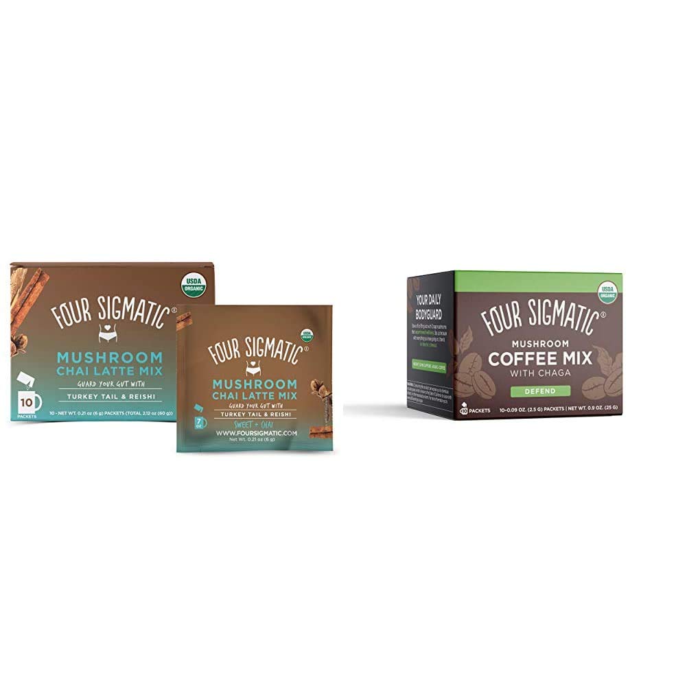 Gut Health & Focus: Mushroom Chai & Coffee | Four Sigmatic