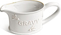 LE TAUCI 17oz Gravy Boat for Sauces and Dressings, White