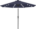 Durable Solar LED Patio Umbrella 9FT - Solar Lights & Tilt