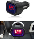 Car LED Digital Voltmeter DC 12V 24V Panel Meter - Clear Battery