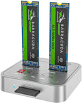 M.2 SATA/NVMe Docking Station with One-Key Clone - Fast 10Gbps USB-C