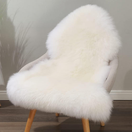 Genuine Sheepskin Area Rug for Living Room and Bedroom Decor