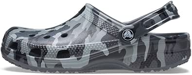 Classic Printed Camo Clogs for Unisex-Adults by Crocs