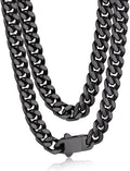 Miami Cuban Link Chain Necklace for Men - Chunky 5/7/9/12MM