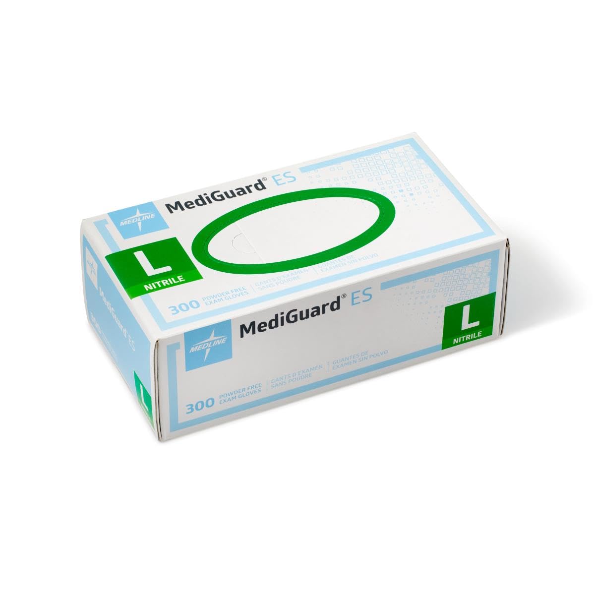 MediGuard ES Large Nitrile Gloves - Powder Free